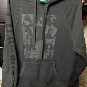 Taylor Swift Black Hoodie with Graphic Design